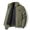 New Men's Corduroy Top Casual Men's Autumn and Winter Jacket Plush Thickened Oversized Jacket Cotton Jacket