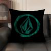 Fashion VVolcomS LOGO Cushion Cover Natural Linen Organic Fabric DoubleSided Printing Sofa Home Decor Gift Pillow Case