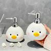 Cartoon cute chicken lotion bottle household press bottle bathroom shower gel hand soap shampoo dispensing bottle soap dispenser