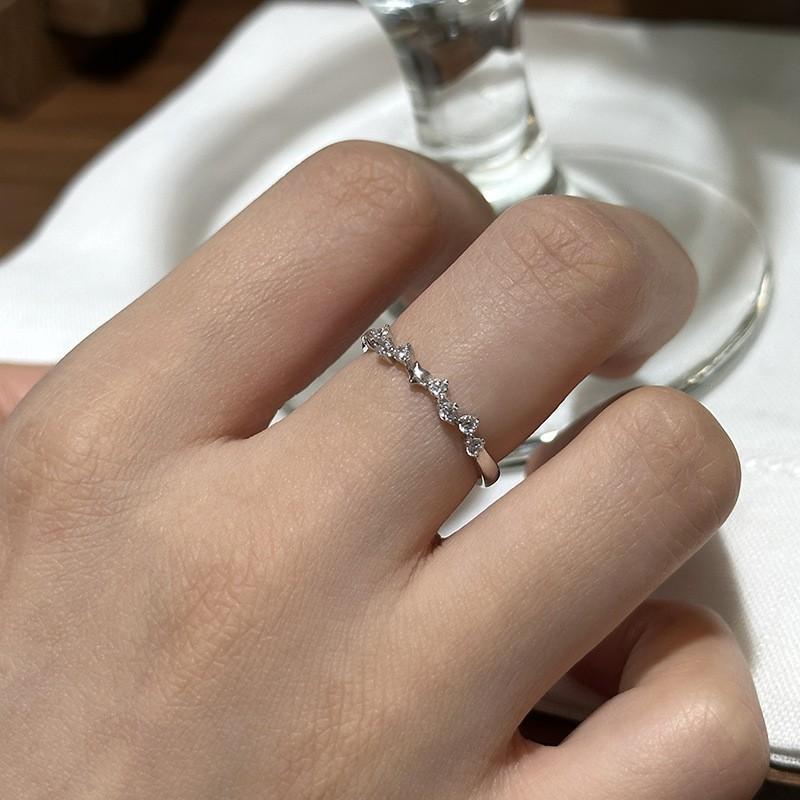 Boutique Copper Unique Ring For Stylish Women With Inlays Beautiful