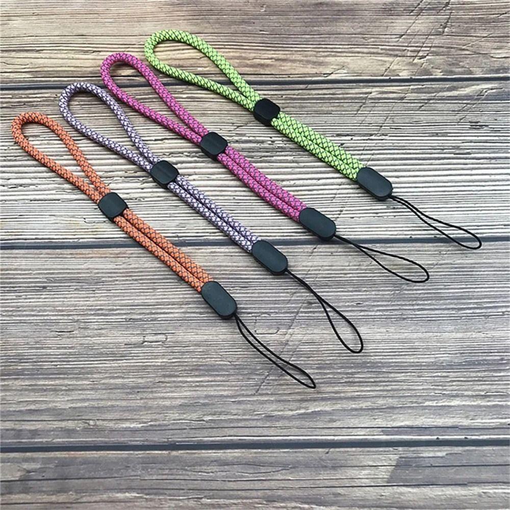 Fluorescenční řemínek na mobil Řemínky na zápěstí Řetízek na klíče na mobil na zápěstí