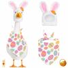 Outdoor Decor Cute Design Goose Outfit Set Easter Day Theme Housewarming Gift Goose Clothes Yard Statue Costume Porch Decoration
