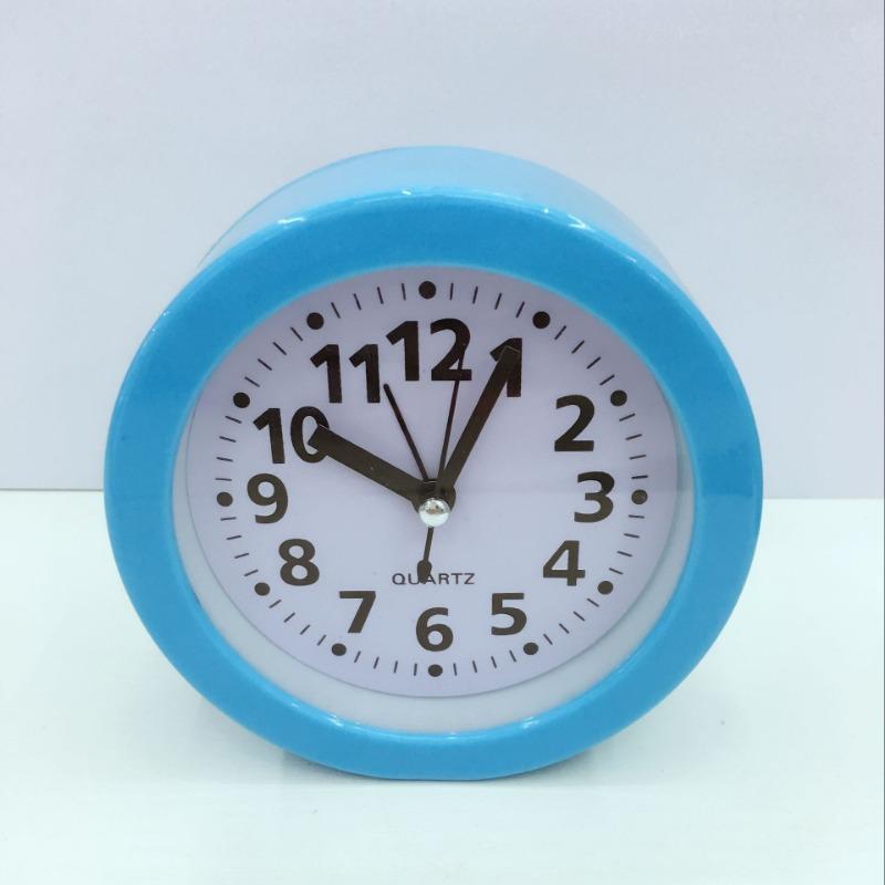 Round Cottage Plum Blossom Square Clock Primary Color Clock Desktop Hour Clock