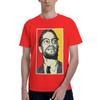 Malcolm X Wide Brown 100 Cotton Casual Breathable Confortable T Shirt Mens Clothing Brands Men TShirt