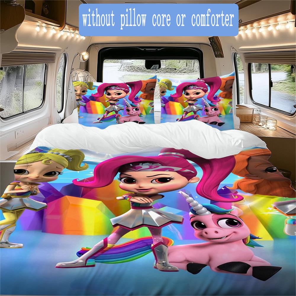 Grand Chase Print Pattern Bedding,Quilt Set Quilt Cover Pillowcase Home Birthday Gift (1*duvet Cover+2*pillowcase,without core)XSJT0917040