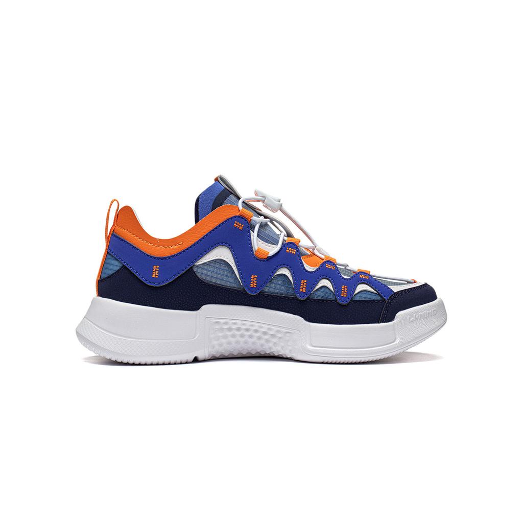 Li Ning Wade 2.3 Édition Jeunesse Été Confortable Polyvalent Amortissant Durable Tige Basse Chaussures Décontractées Baskets Enfants Bleu YKCR064-41