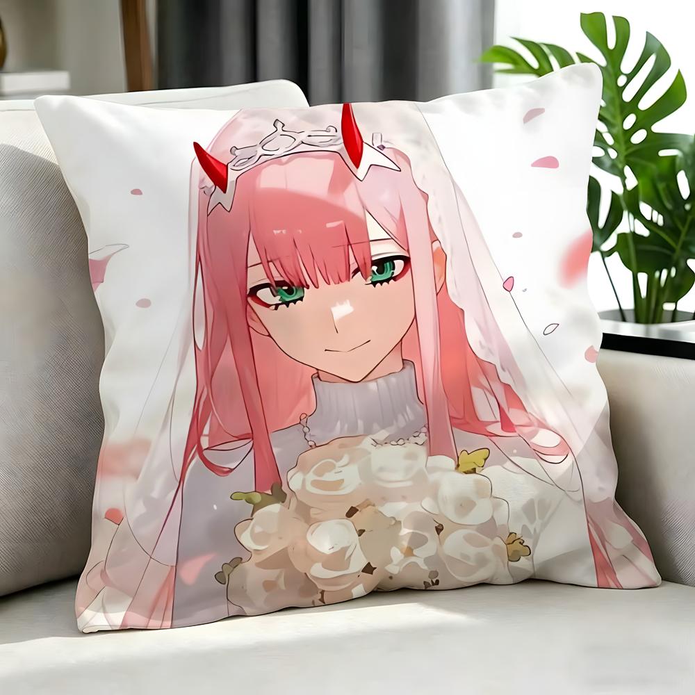 Anime  DARLING In the FRANXX Cushion Cover Cushion Cover Set Pcs X X X Pillowcase Decorative Sofa Home Decor