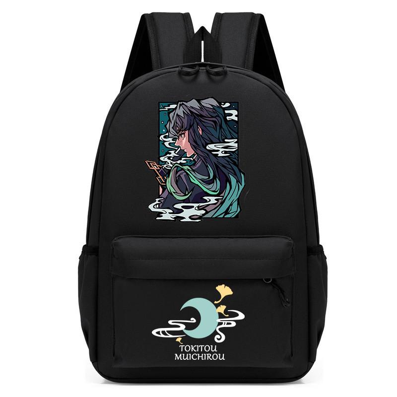 Demon Slayer Anime Print Backpack Student School Lightweight Small Bag