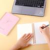 A5 Spiral-Bound Leather Notebook, Comfortable Grip, Thick Pages, Simple Office Stationery