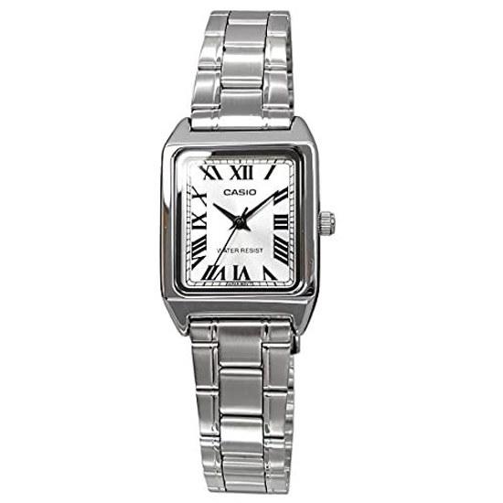 CASIO Standard Cheap Chip wristwatch watch ladies quartz brass stainless metal silver LTP-V007D-7B