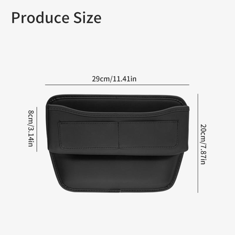 Multifunktionale Auto-Sitzspalten-Aufbewahrungsbox Organizer mit Kartenschlitz für zusätzlichen Platz im Alltag und auf Langstreckenreisen