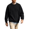 Heren Kleur Ronde Hals Lange Mouwen Sweatshirt Casual Losse Pasvorm Pullover
