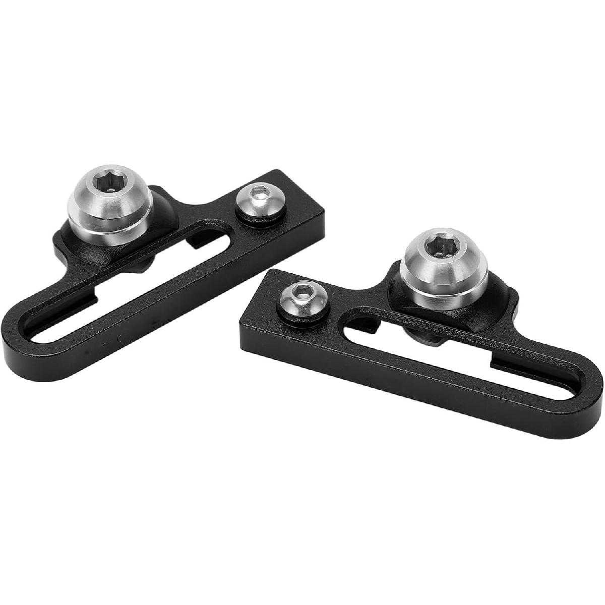 Uxsiya Parts, C Caliper Adapter Brakes Light Weight 10mm Extension 2Pcs for Road Bikes(Black)