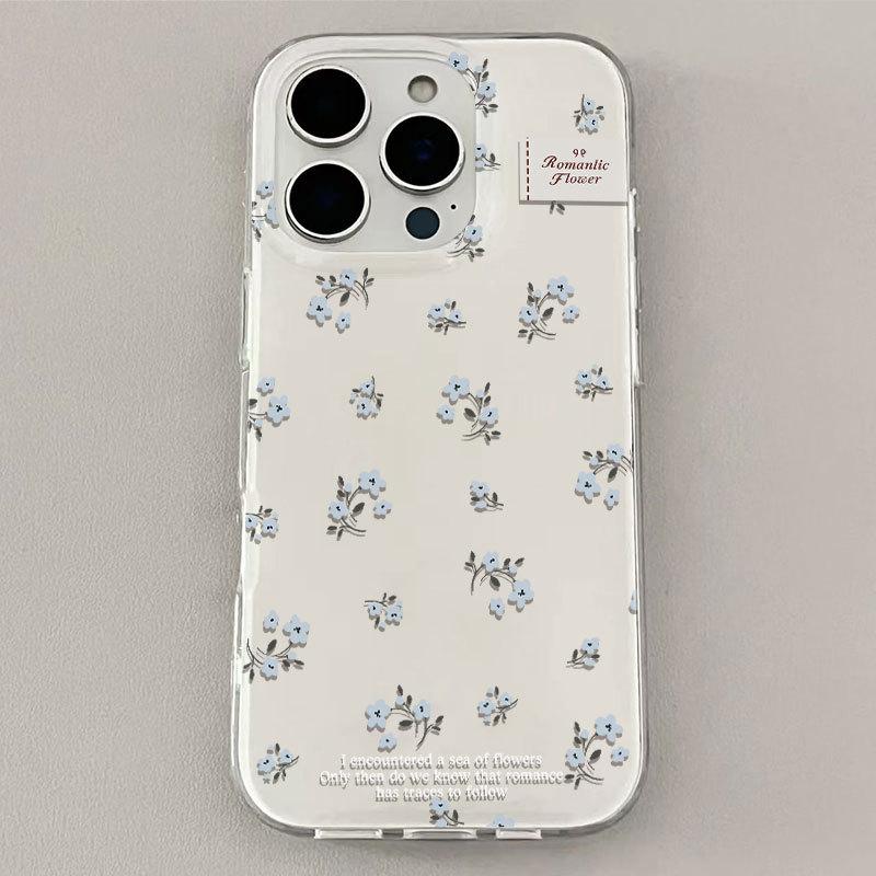 Floral iPhone 17 Case: Stylish IMD Design for Apple 14 Pro, 15, 16 Pro Max iPhone 16 Pro