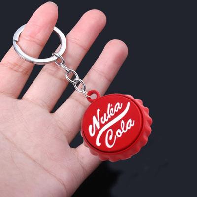 Breloc Cola Design Deschizător de sticle Breloc multifuncțional rezistent la coroziune Deschizător de bere Etichetă cheie Lanț Accesorii pentru inel