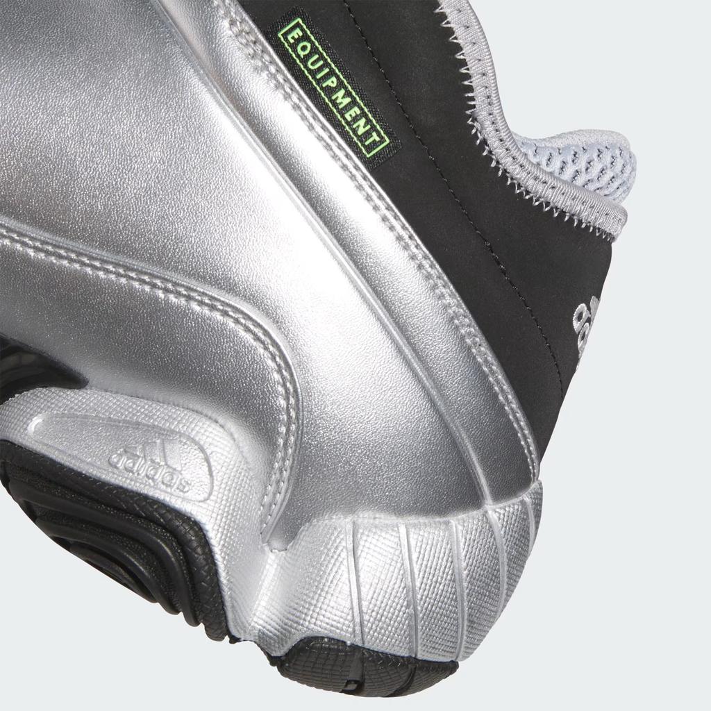 adidas Crazy 3 Silver Metallic Unisex Sneakers Grey Core-Black Halo-Silver JR9683