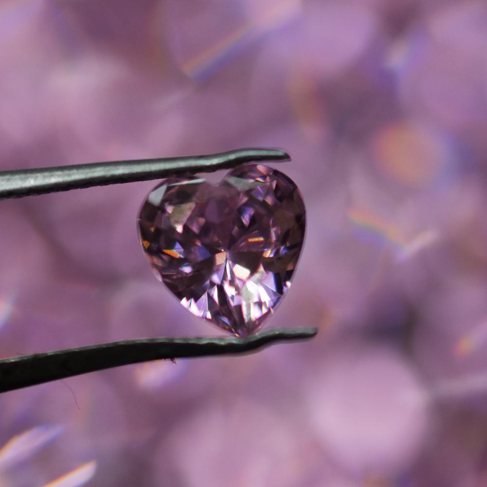 Natural Pink Sapphire Loose Gemstone 7.20 ct 6×6 mm Heart Cut Lot September Birthday Birthstone
