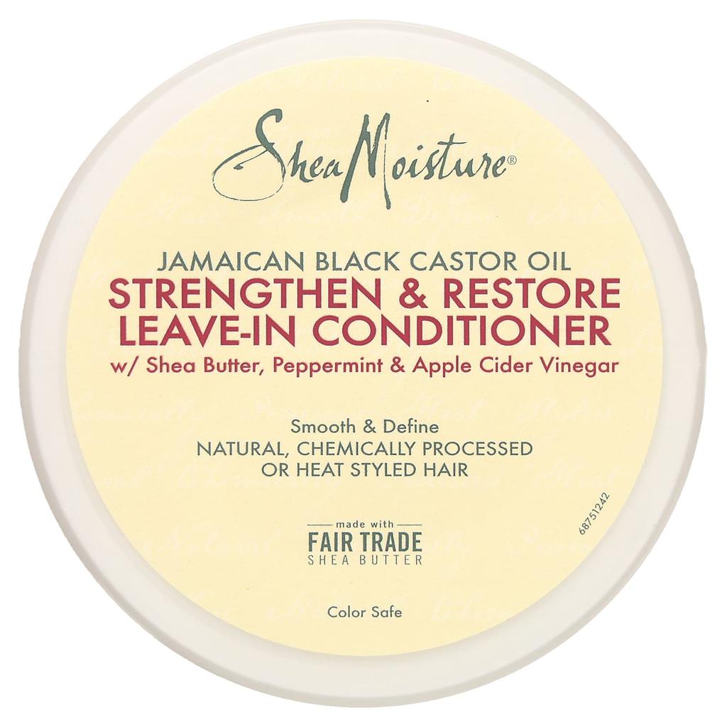 SheaMoisture Jamaikanisches schwarzes Rizinusöl, stärkender und regenerierender Leave-In-Conditioner, 11 oz (312 g)