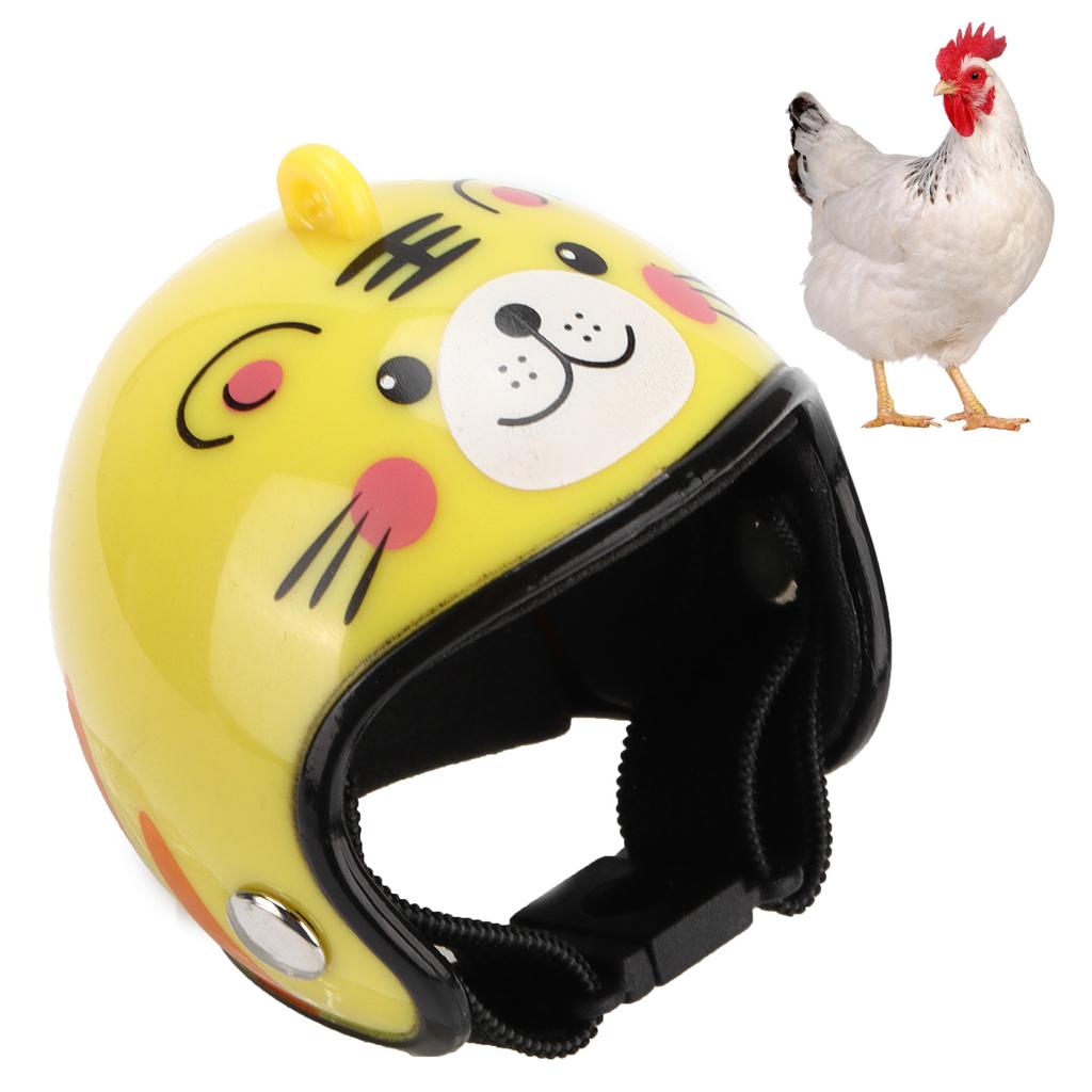 Chicken Helmet Small Headwear Funny Pet Helmet Accessories for Small Chickens and Birds