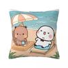 Decorative Pillowcase Bubu Dudu Bear And Panda Merch Chair Pillow Case Cover Square Multiple Sizes