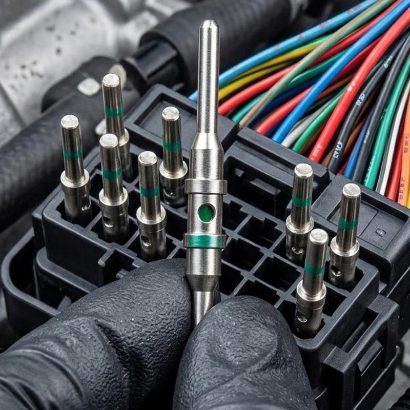 20pcs DT 1.5mm Series Pin Contact 0462-201-16141 0460-202-16141 Stainless Steel 14-22 AWG Crimp Solid Female Male Terminal