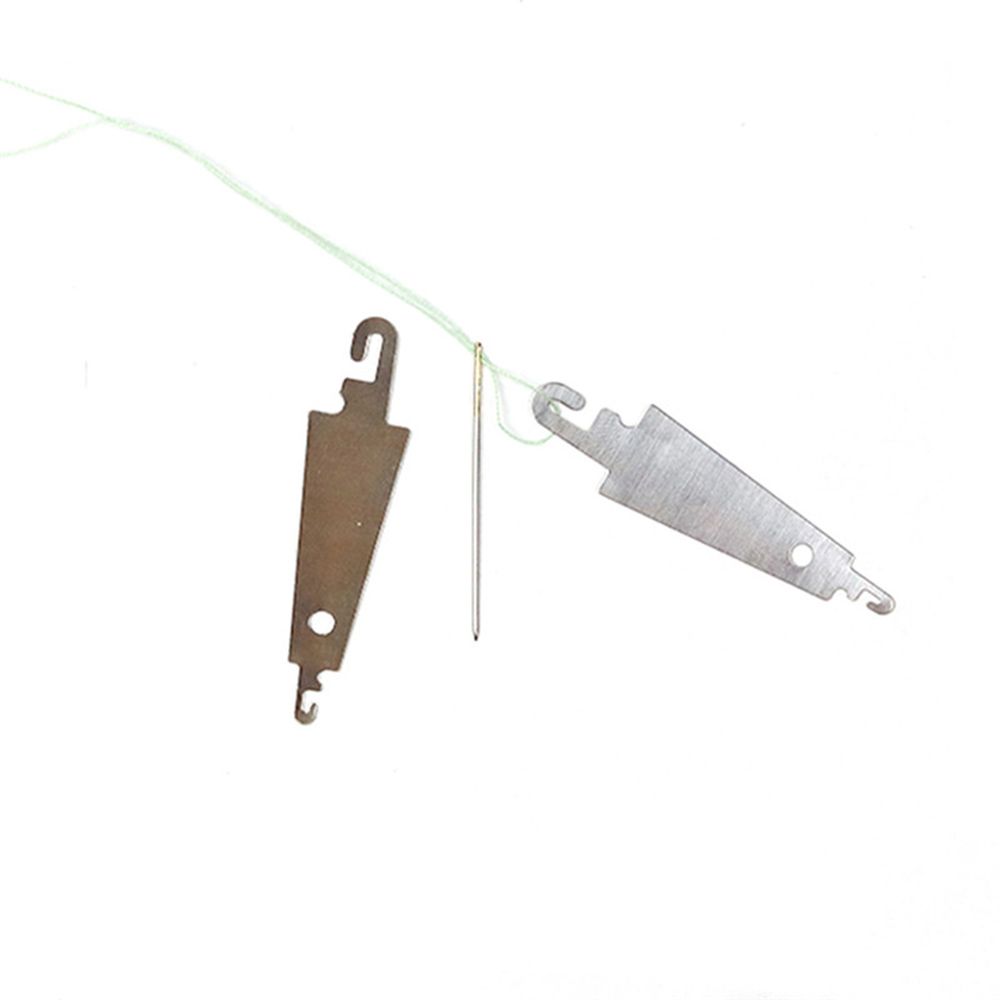 30pcs Mix Size Home Cross Stitch Sewing Needles Large Eye Stainless Steel Threader