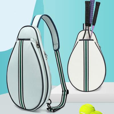 Waterproof Sports Racket Bag Zipper Closure Badminton Racquet Bag  Exercise Gym Equipment