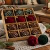 Flocked Christmas Balls Plush Velvet Hanging Ornaments Pendant Christmas Decorations  Home Decor