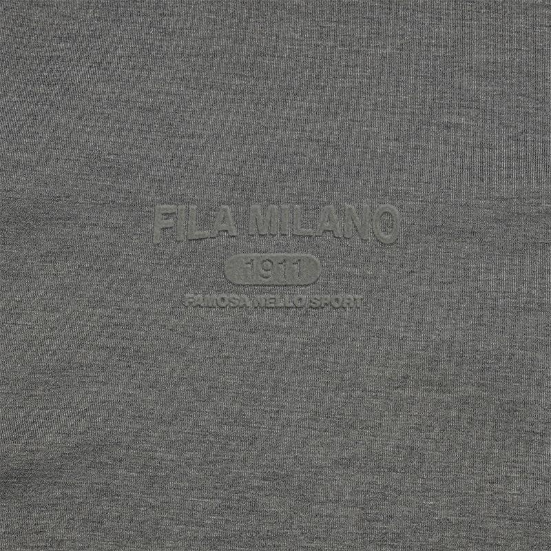 FILA Milano Series Casual Loose Comfortable T-Shirt Men tops Dark-Gray F11M625120FDY