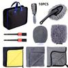 Wheel Cleaning Kit - Car Wash Brush Set For Tire Cleaning
