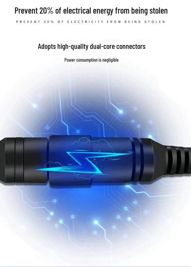 Solar Light Double-Pin Connector Cable: Waterproof, Lightning-Proof, 5m/10m Durable Extension