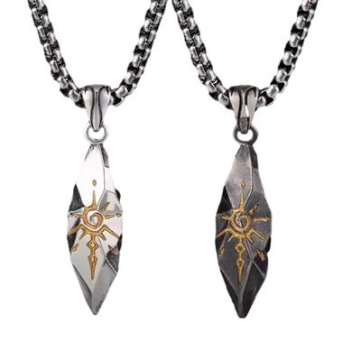 Collana con Ciondolo Pietra dei Desideri Catena Lunga per Maglione Collana Semplice al Collo Catena Regolabile al Collo Gioielli per Donne Uomini