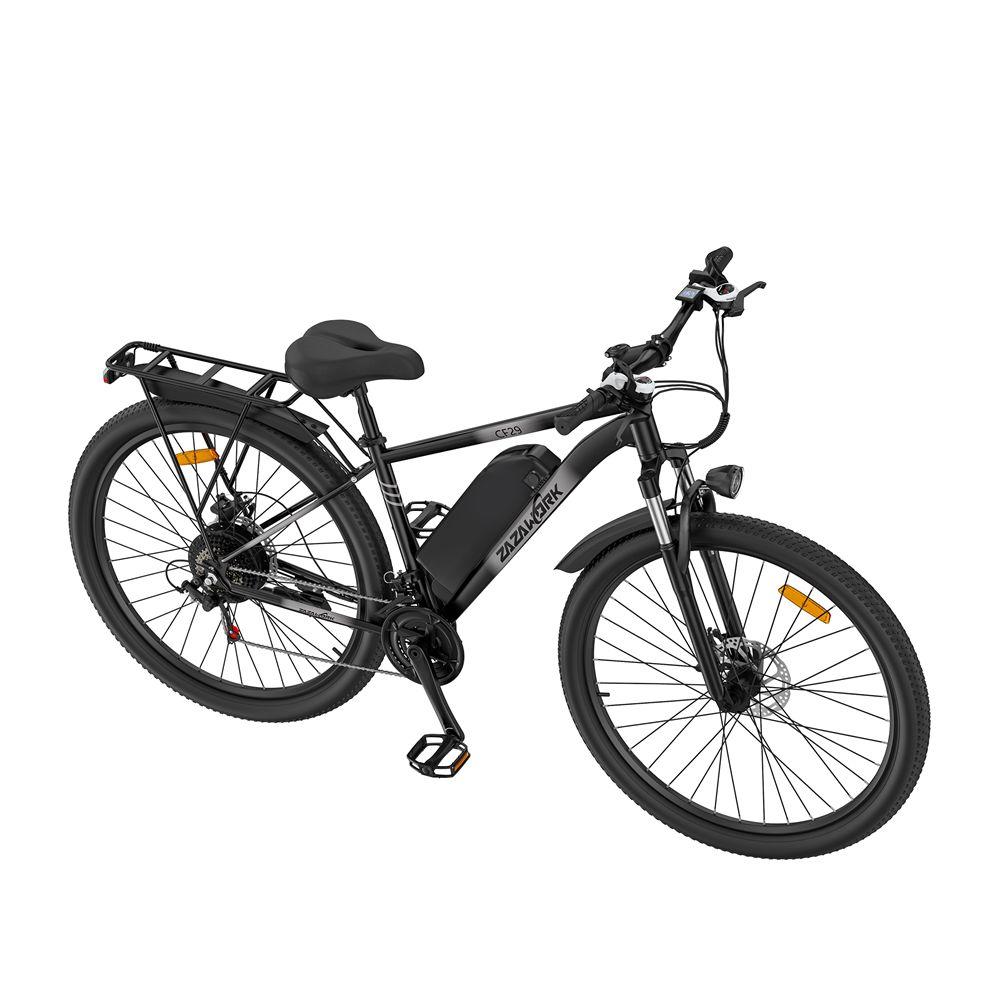 Zazawork CF29 Elektrofahrrad 250W Motor 29"x2.1" Reifen Stadtelektrofahrrad 21 Gänge Doppelscheibenbremsen 48V 15Ah LED-Anzeige Höchstgeschwindigkeit 35 km/h