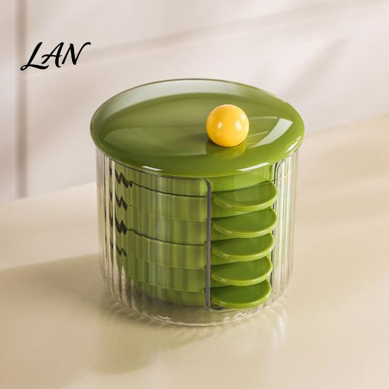Seasoning Dipping Bowl Stackable Box Set with Chopstick Holder, Kitchen Condiment Container for Salt Clear Organizer Sugar Pepper, Divided Sauce Dish