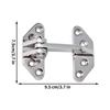 1pc Marine Stainless Steel Hatch Hinges Marine-Grade Butterfly Design Support Heavy Duty Hinges for Cabinet Gate Furniture Boat