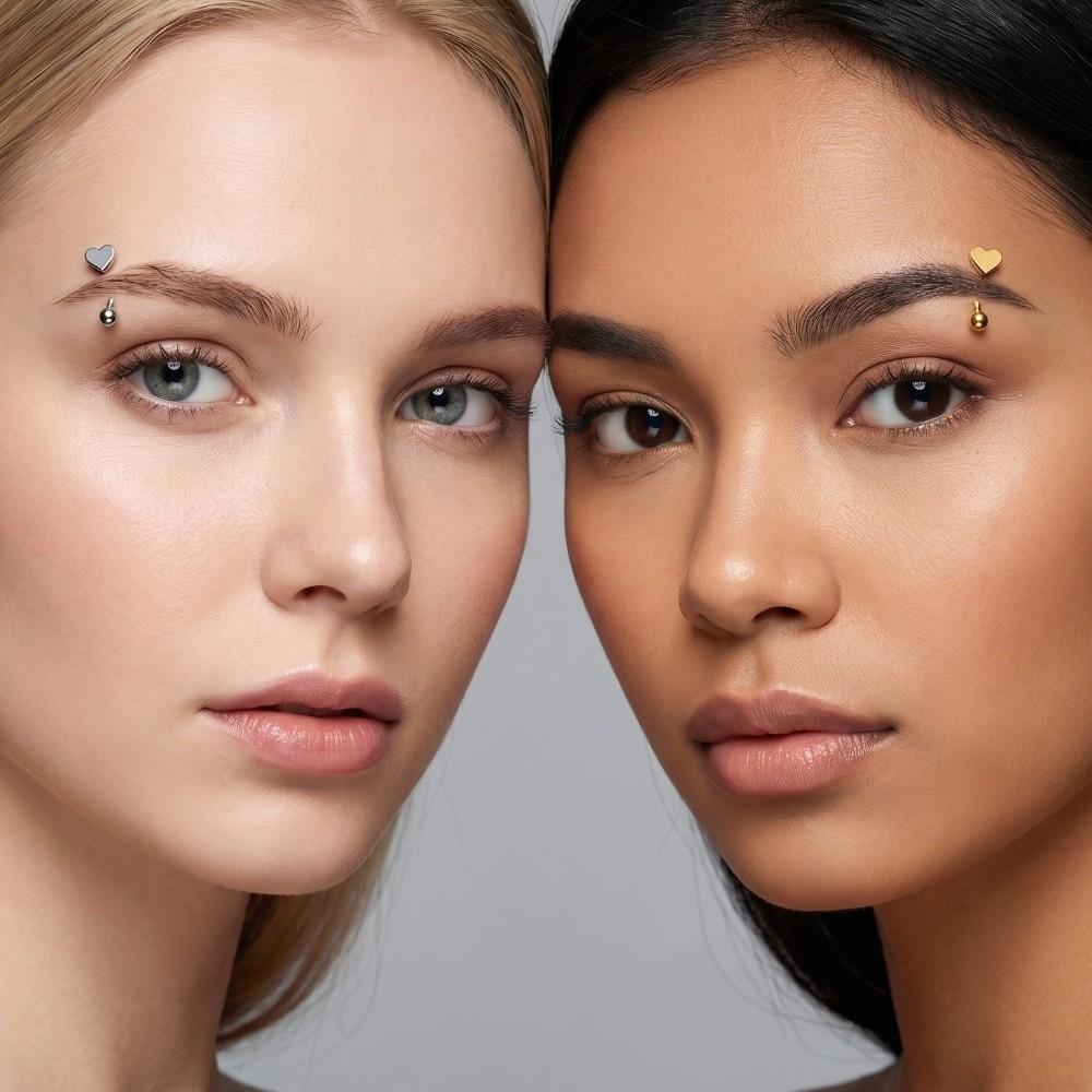 Star Banana Ring Stainless Steel Gothic Style Eyebrow Piercing Punk Body Jewelry  Daily Use