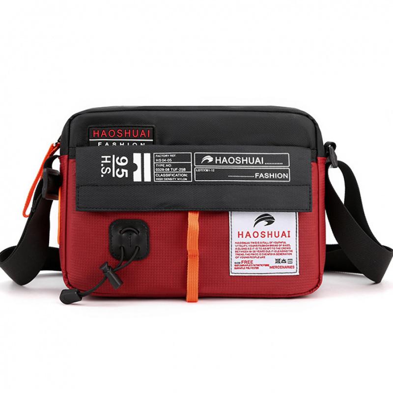 

Сумка через плечо для мужчин, модная, повседневная, дорожная, водонепроницаемая, нейлоновая, для спорта на открытом воздухе, военная, мужская, сумки-мессенджеры красный