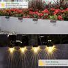 Xiaomi Solar Deck Lights Fence Lights Outdoor Step Lights Waterproof Solar Lights for Railing Stairs Step Fence Yard Patio and Pathway