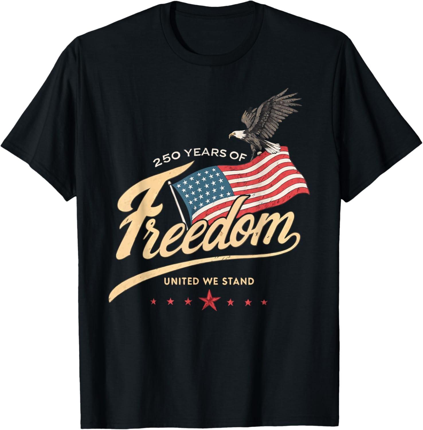 USA - 250 Years of Freedom - Classic 2026 USA 250th T-Shirt S разноцветный