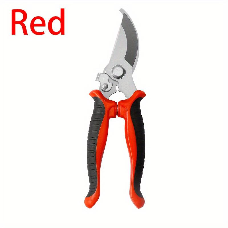1Pc Garden Pruning Shears, Strong Stainless Steel Scissors, Hand Pruners For Fruit Pedicels, Power Saving Trimming Tools