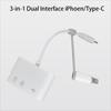 5-in-1 USB 3.0 Lightning Typ C SD TF-Kartenleser-Adapter für iPhone iPad MacBook Samsung Android Kameras Andere Geräte