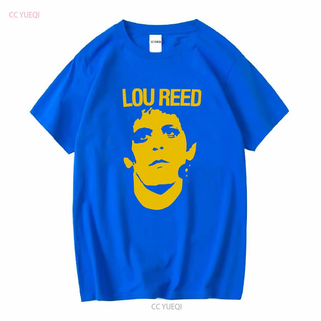 NEW LISTING 80 s Lou Reed Rock Roll Animal T Shirt black tee NH7029 vintage Washed fashion homme Stretched Stylish
