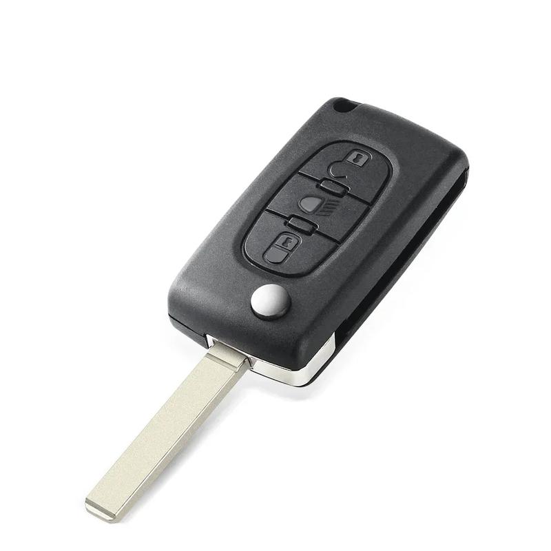 ASK 2/3/4 Buttons 433Mhz Remote Car Key for Peugeot 207 307 308 407 607 807 For Citroen C2 C3 C4 C5 C6 CE0536/CE0523 Auto Parts
