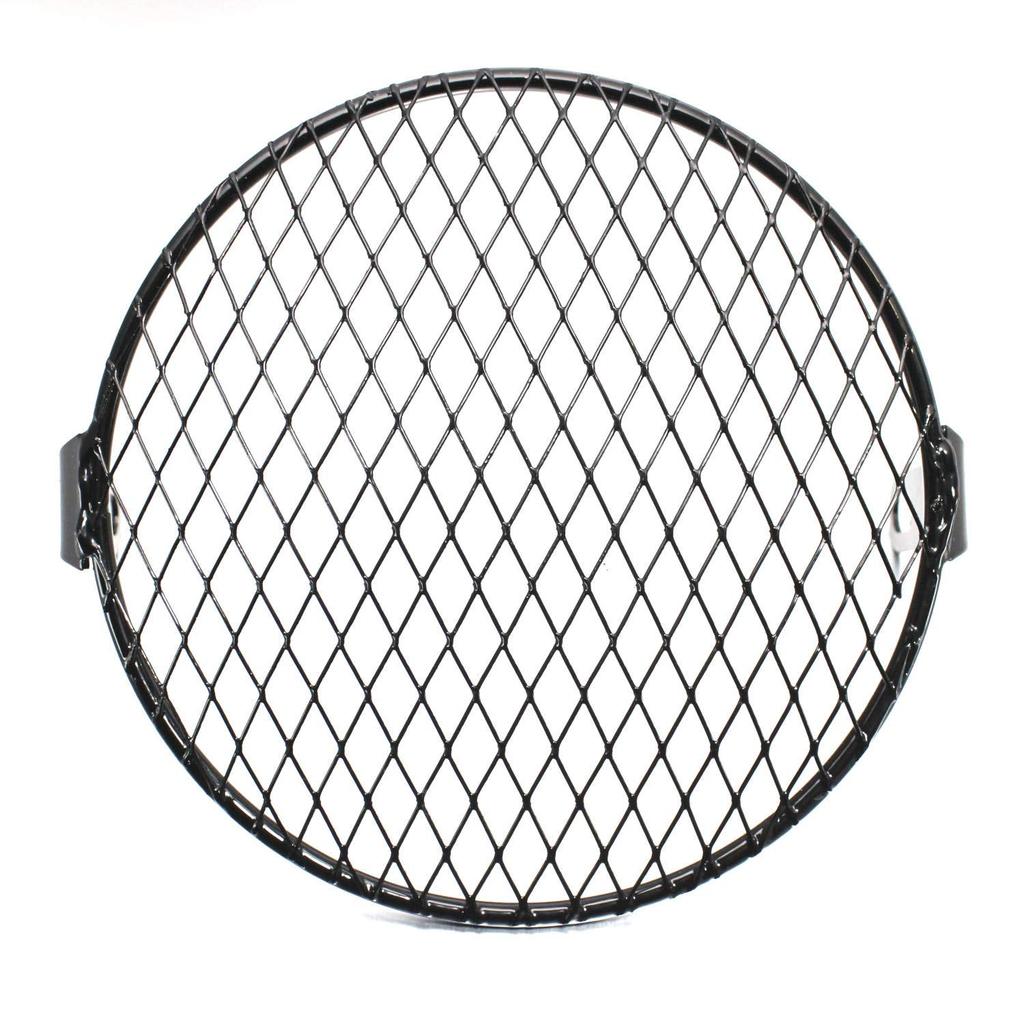Nakira Motorcycle Headlight Grille Cover Guard Mesh, Universal 6.5-inch, 160mm (Small Mesh), Nkr1073