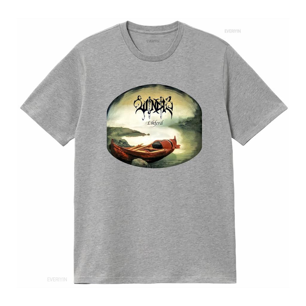 WINDIR LIKFERD Album Band T Shirt Full Size S To 5XL Unique Design for Metal Fans Vintage Washed Top For Everyday Wear Unisex