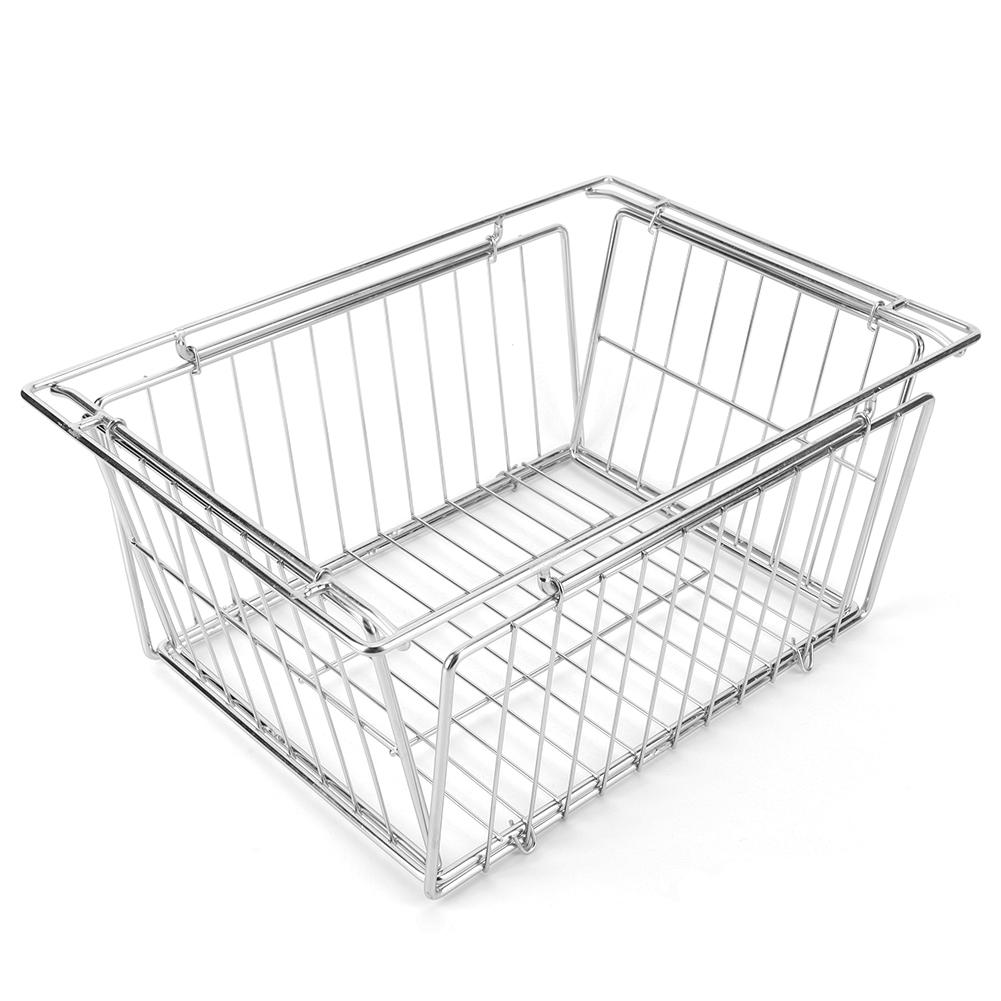 

IGT Camping Drain Basket Camping Folding Storage Basket Pots Bowls Plates Holder Basket for IGT Desktop Side Expansion Rack