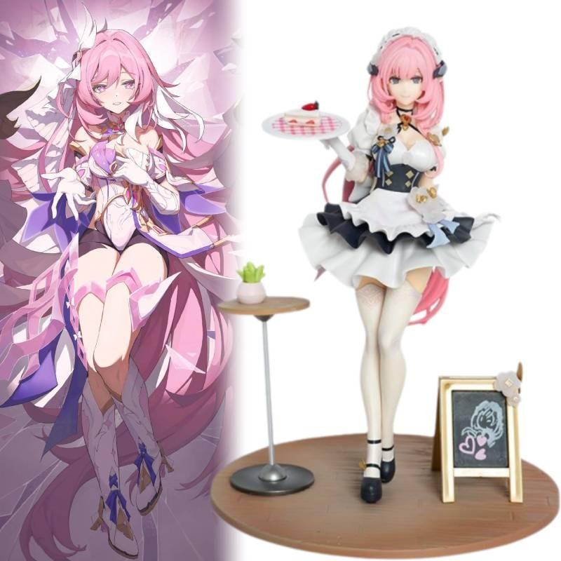 Elysia Impact Honkai Figurine Game Cartoon Model Toys Statuary Gifts Christmas