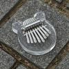 Mini 8 Tasten Kalimba Kristall Transparent Daumen Klavier Bär Herz Katze Wasser Tropfen Form Mbira Musikalisches Werkzeug