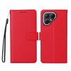 For TECNO Pova 7 5G Case RFID Blocking 3 Card Slots PU Leather Phone Cover with Wrist Strap