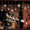 Autocolante Festive de Sărbători: Decor Static pentru Uși și Ferestre de Sticlă pentru Crăciun și Anul Nou